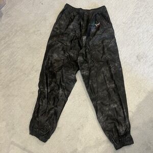Frogg Toggs‎ Mens Bull Frogg Rain Pant Size Medium Black Zip Leg Pockets